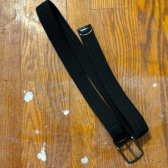 Perry Ellis Other - Perry Ellis men's webbed leather-trim belt